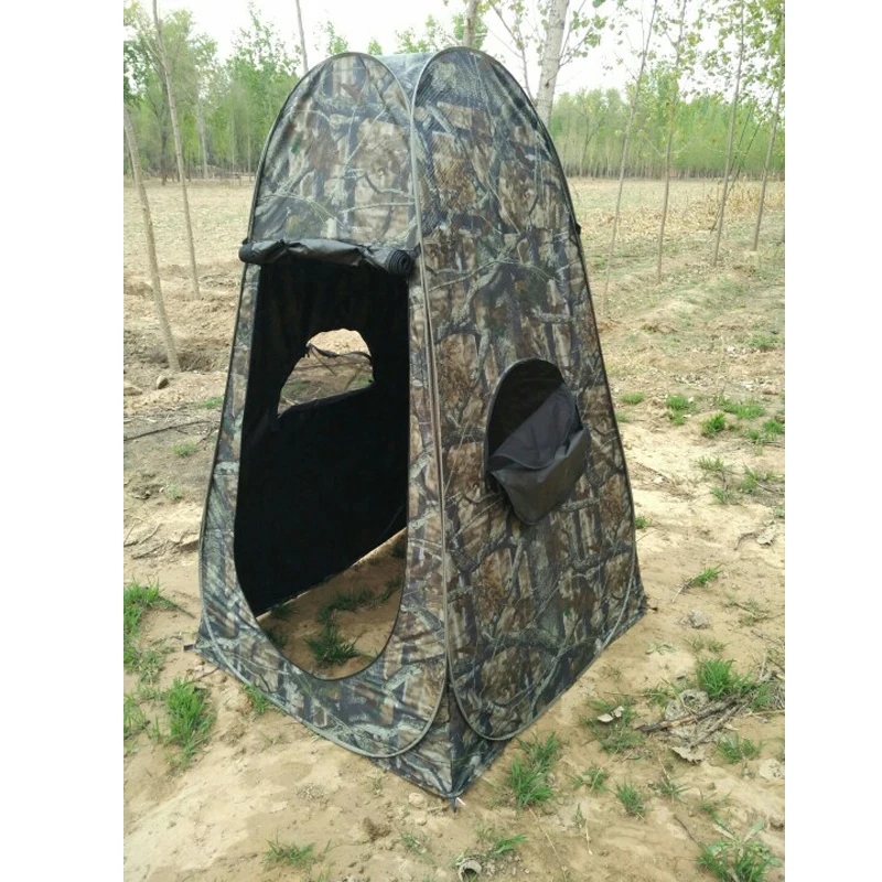 

Automatic Pop Up Single Person Camouflage Dressing Bath Fishing Photography Bird Watching Prinvicy Tent Movable Easy Carry