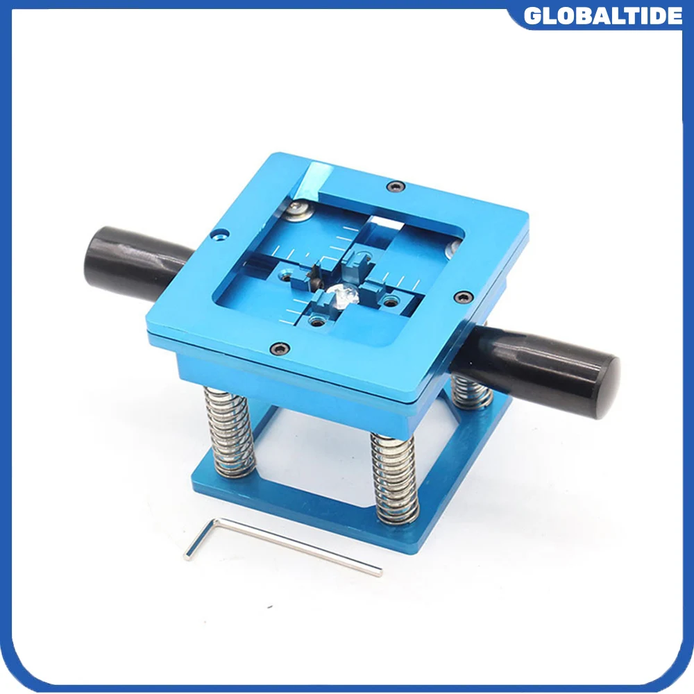 

90*90MM BGA Reballing Kit Station 10pcs/lot 90mm Universal 0.3-0.76mm Stencils Template Holder Fixture Jig with Handle