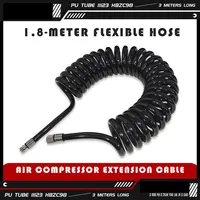 Airbrush Hose with 1/8’’ Fittings Sturdy Construction Tube Accessories Easy to Attach for Air Compressor Spray Pen Airbrush Kits 1