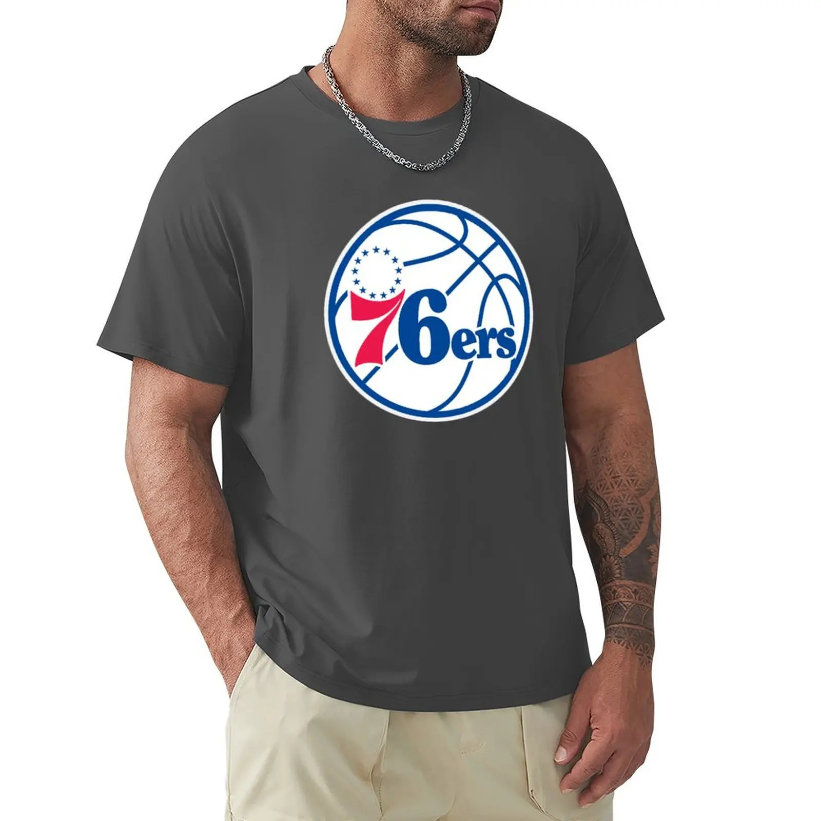 76ers-City T-shirt customizeds sports fans cute clothes aesthetic clothes mens t shirt