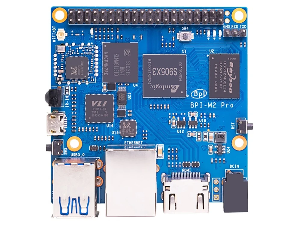 Banana Pi BPI M2 pro Quad-Core Cortex-A55 2.0 GHz 2GB RAM 16GB Storage Mali-G31
