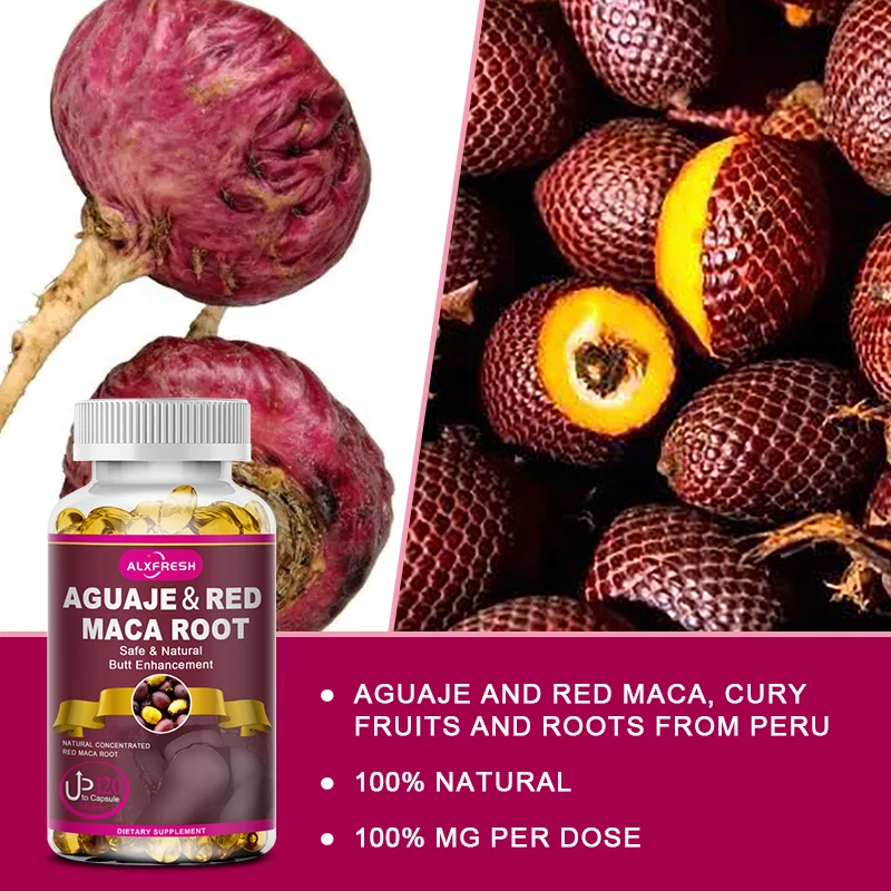 Aguaje Maca Root Extract Organic Aguaje with Red Maca Root Extract Supports Buttocks and Immune Health