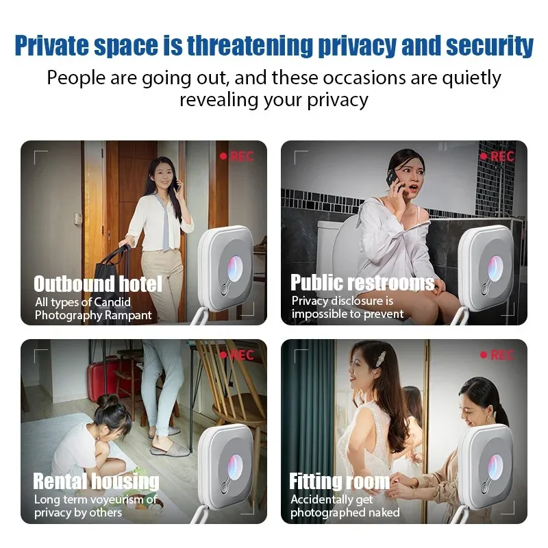 Wireless Anti Spy Detector Portable Infrared Camera Finder Security Protection Anti-Peeping Hidden Devices Camera Bug Detector hidden camera detector infrared camera detector camera detector signal detector