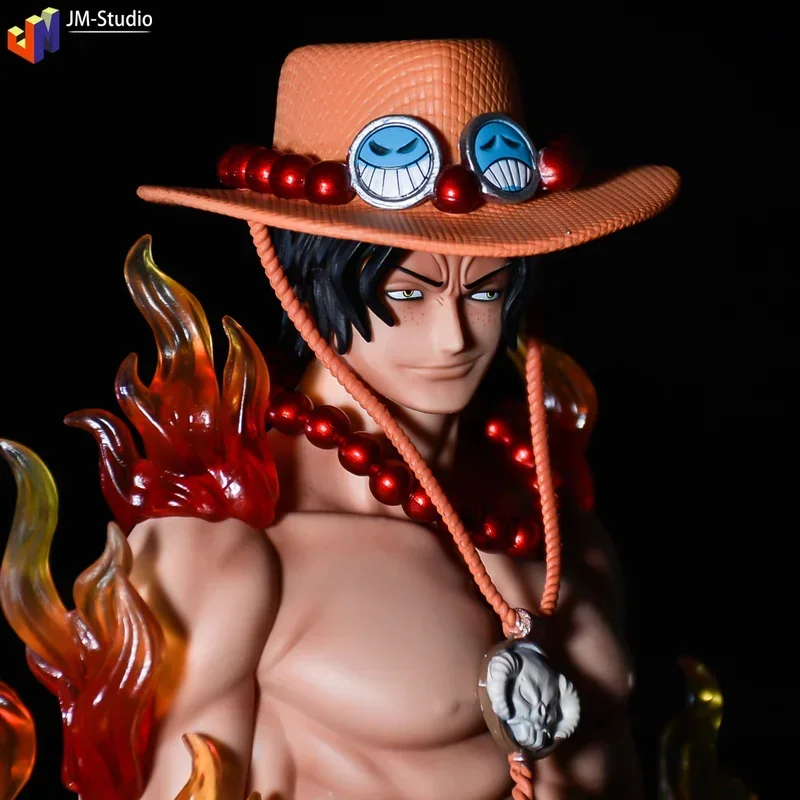 

One Piece 40cm ПВХ Фигурки Ace Аниме фигурки Portgas D Ace экшн-фигурки Статуя Коллекционная модель Декор игрушки подарок