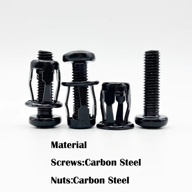 Stainless Steel Screws Screw Bolt Nut Set Hex Nuts Assortment Kit Screw Washer Nut Kit Hexagon Socket Head Cap Screw Expansion Clamp Petal Rivet Lock Nuts Screw Car License M4 M5 M6 M8 Metal Iron Base Clamp Fixed Plate Bolt For Automobile Motor