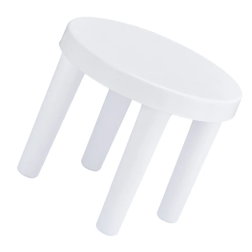 

Children's Stool Non-skid Home Step Household Kids Chair Round Plastic Low Anti-slip Toddler
