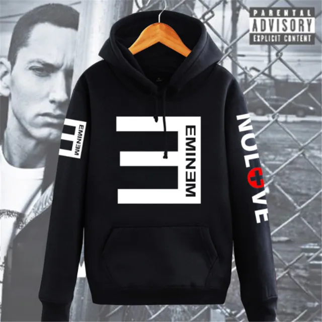 Rapper Eminem Music Album Hoodies World Tour Gift for Fan Graphic Hoodie Men Women Hip Hop Style Oversized Sweatshirt Streetwear 1