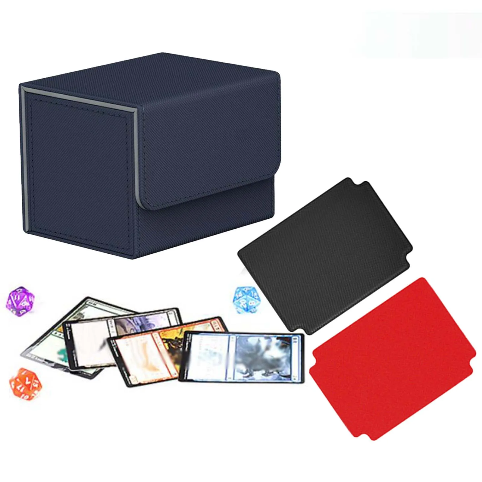 100+ Cards Protective Durable Organization Collectible Playing Card Box Collectible Game Card Trading Card Deck Storage Box