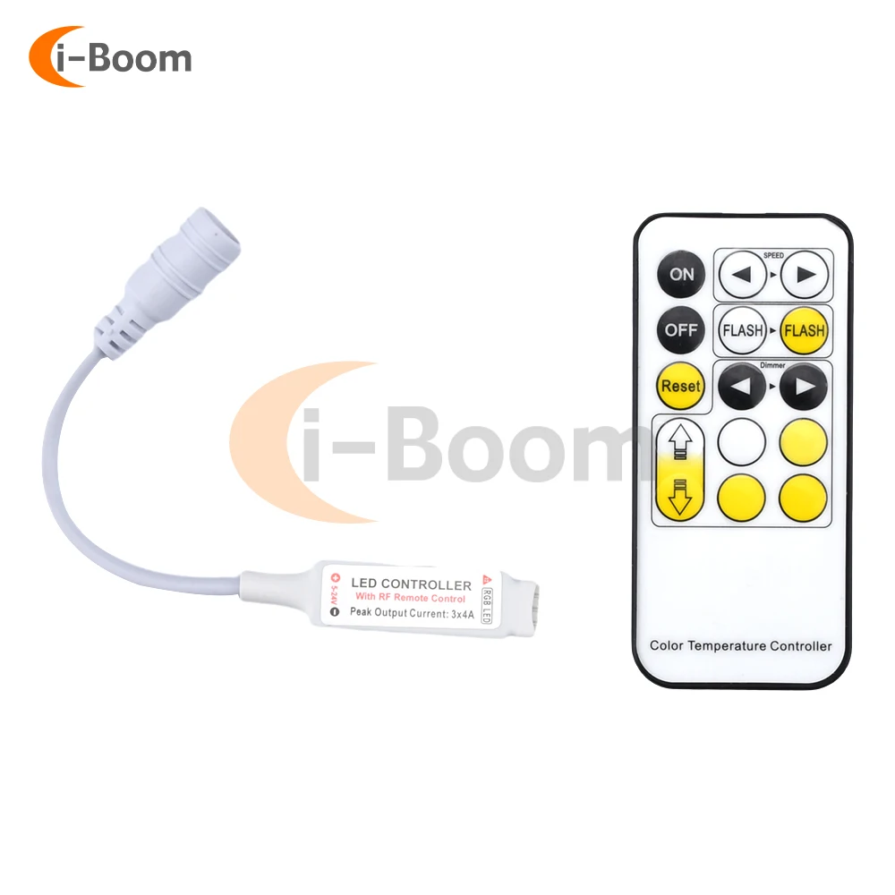 Dc5-24V Led Light Driver Module Dual Color Temperature Led Dimming Controller 15 Tasti Telecomando A Infrarossi Controller Led