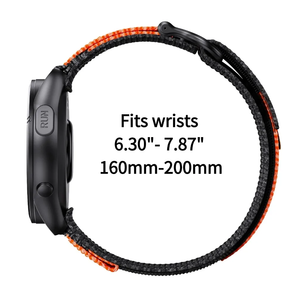 Universal 20mm Quick Release Velcro Nylon Watch Band