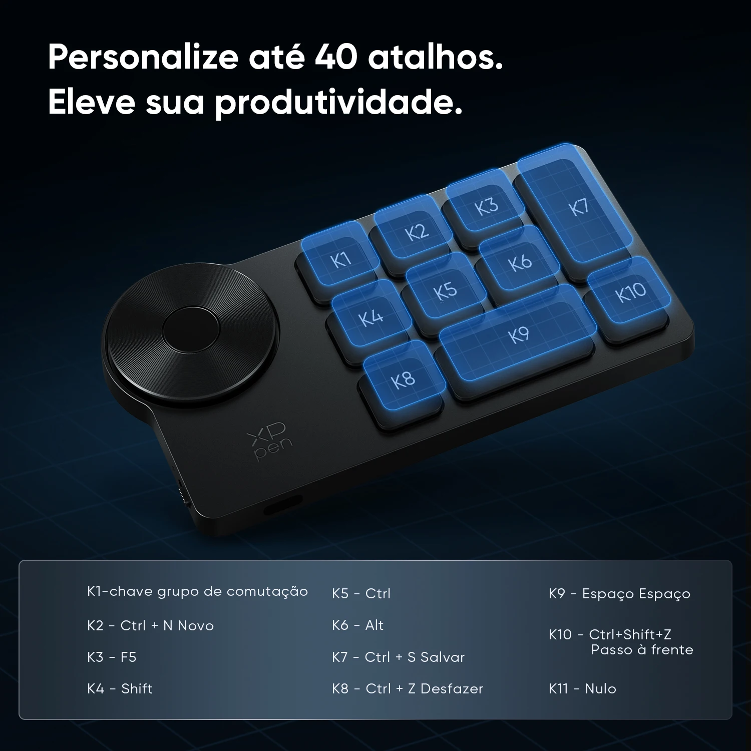 Atalho remoto XPPen Wireless