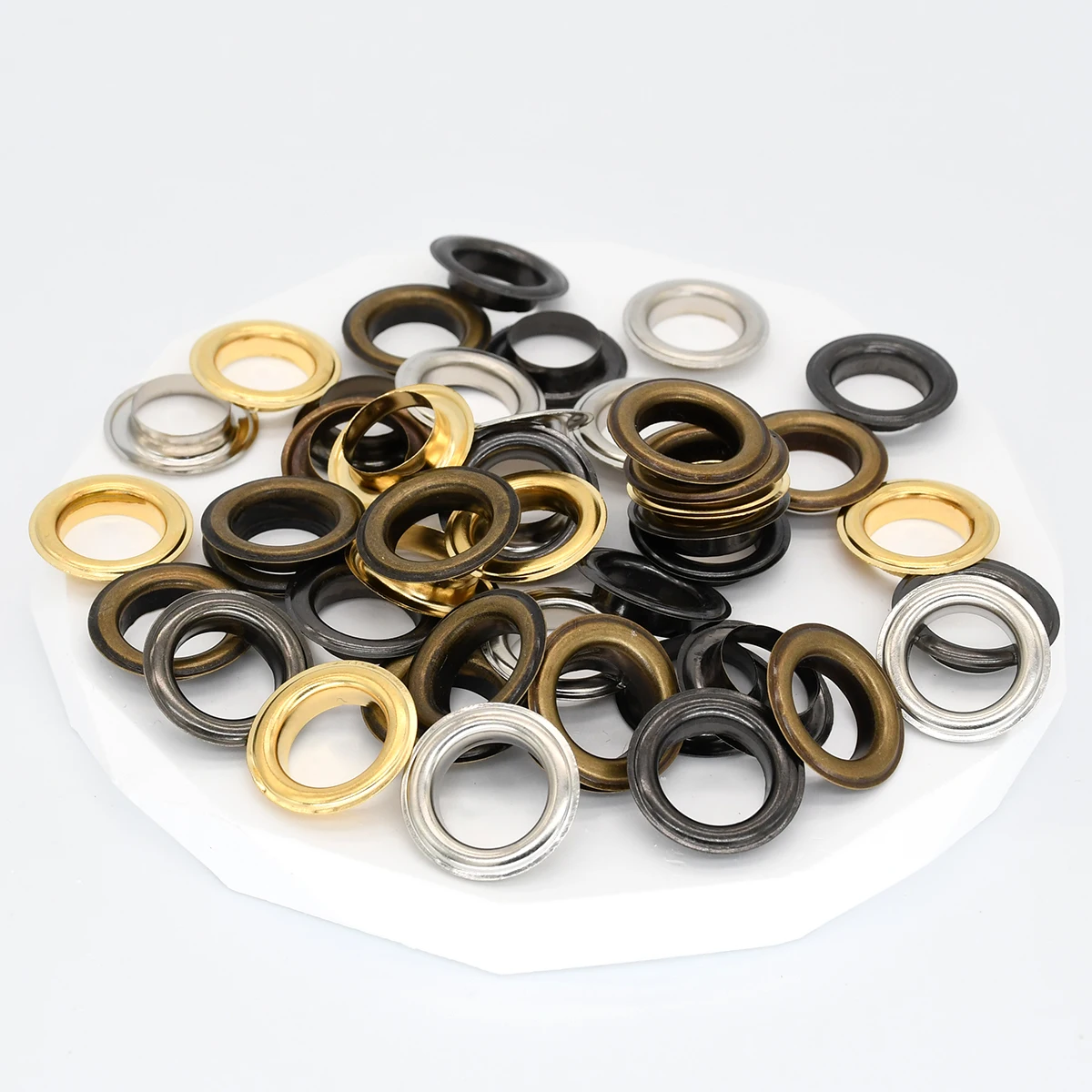 100sets 12mm Brass Eyelets with Washers 1000# Leather Craft Repair Grommets Round Eye Rings for Shoes Bag Clothing Belt Hat eyelet grommet ring,eyelet grommet ring kit,grommet eyelet kit,screw back eyelets,metal eyelet buttons