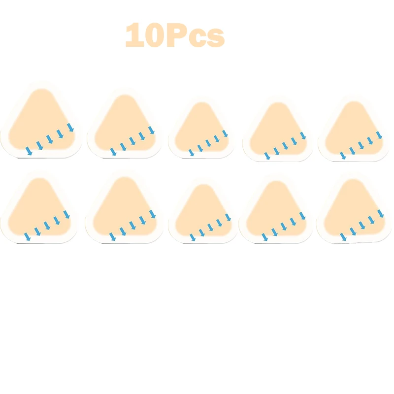 10 adet hidrokolloid jel yama su geçirmez kabarcık görünmez topuk ayak koruyucu yürüyüş koşu kabarcıklar kurtarma ayak bakımı araçları