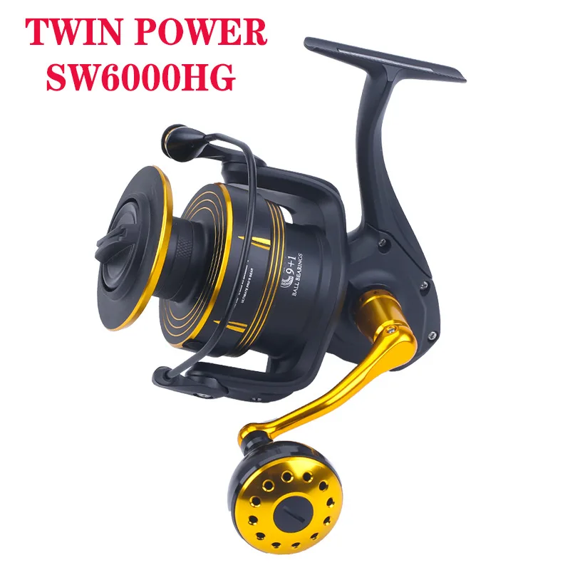 Lurekiller SW6000HG/SW10000HG Spinning Jigging Reel Metal High