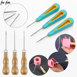 For Fun DIY Candle Making Punch Tool Round Hole Cone Crochet Hand Drill for Silicon Mold Practical Gadget Candle Auxiliary Tools