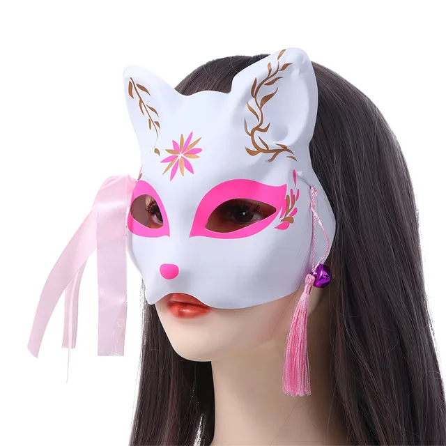 EL Anime Cat Mask Pink and Aqua