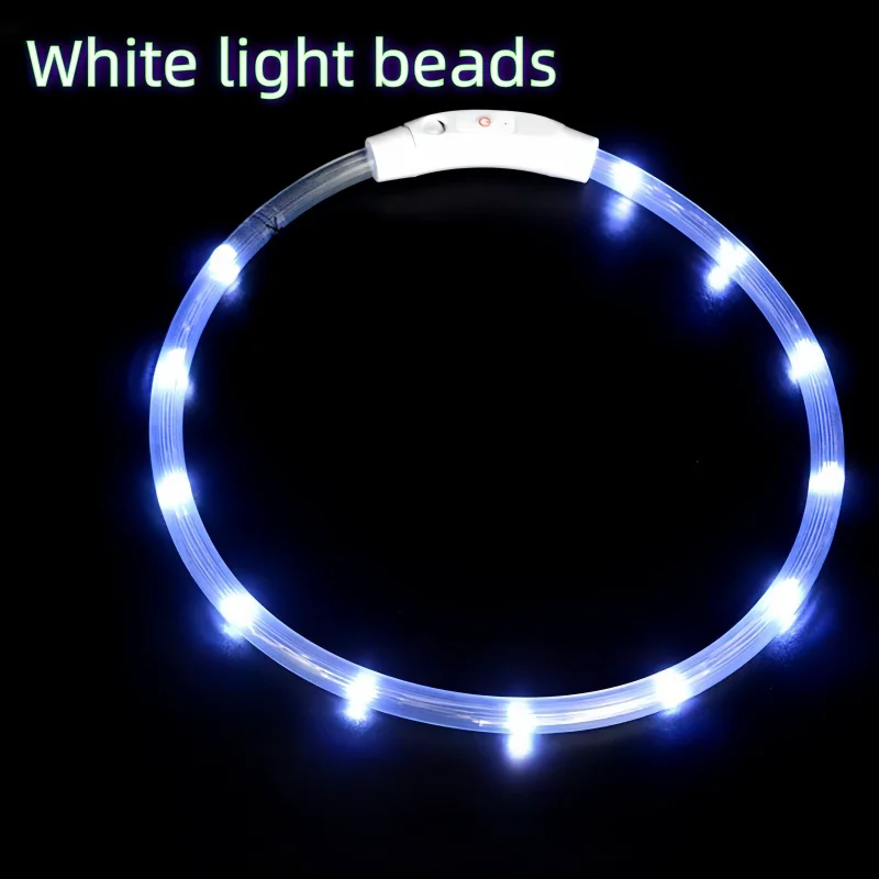 White lamp beads