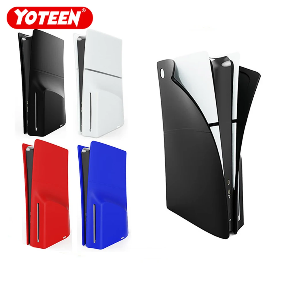 Cover In Silicone Per Ps5 Slim Disc Edition Console Custodia Protettiva Antipolvere Antigraffio Anti-Caduta Per Playstation 5 Slim