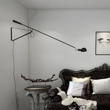 Nordic Long-Arm Rotating Wall Lamp 1