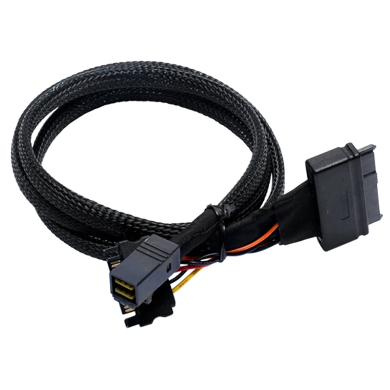 

1 шт., кабель питания для жесткого диска SFF8643 U.2-8639 + 15PIN