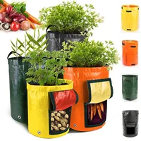 12 Gallons DIY Potato Planter Planting Container Bag Vegetable Gardening Jardineria Thicken Garden Pot Planting Grow Bag 1