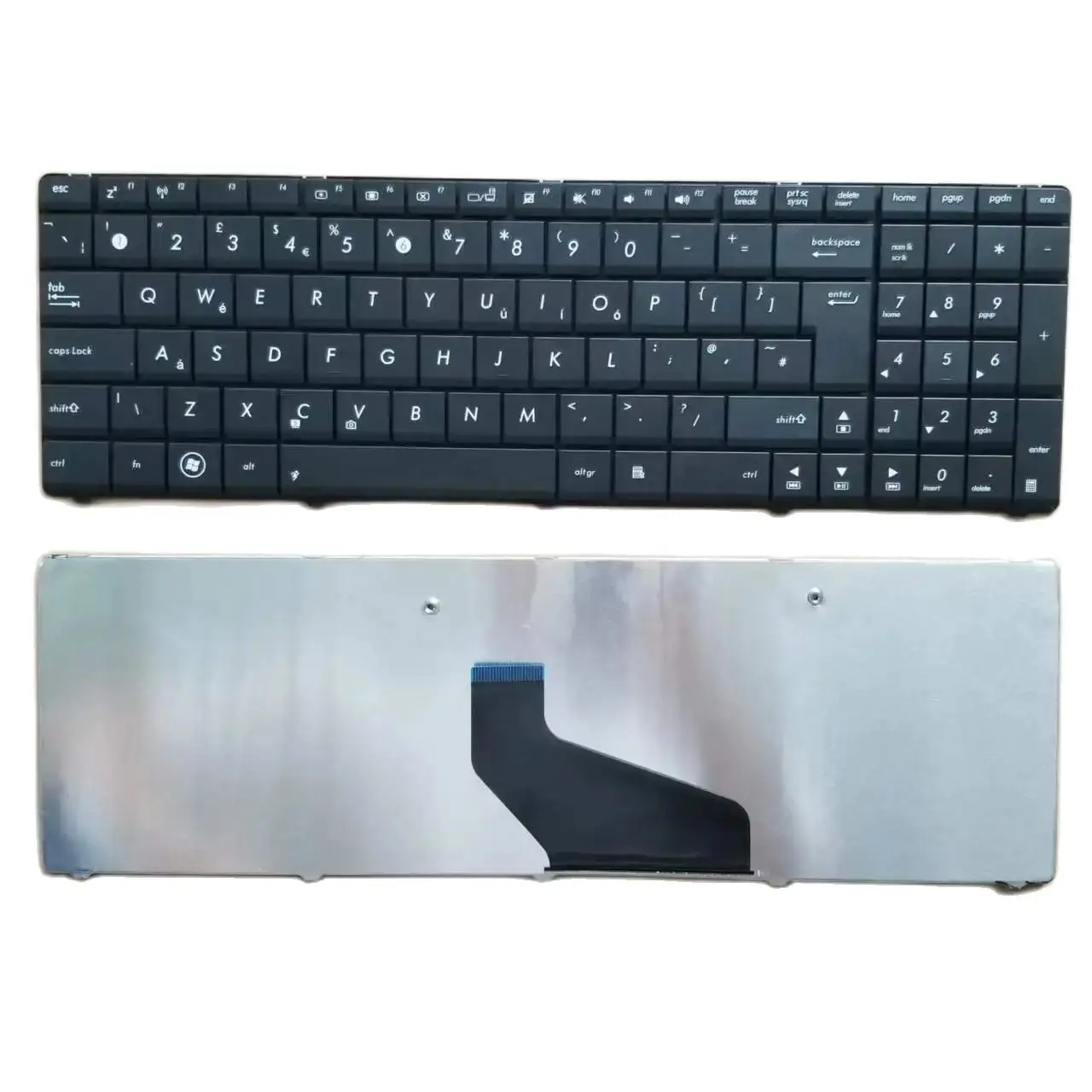 

Новая английская клавиатура для ноутбука Asus K53TA X53B X53U K53U K53Z K53B K53T, Черная