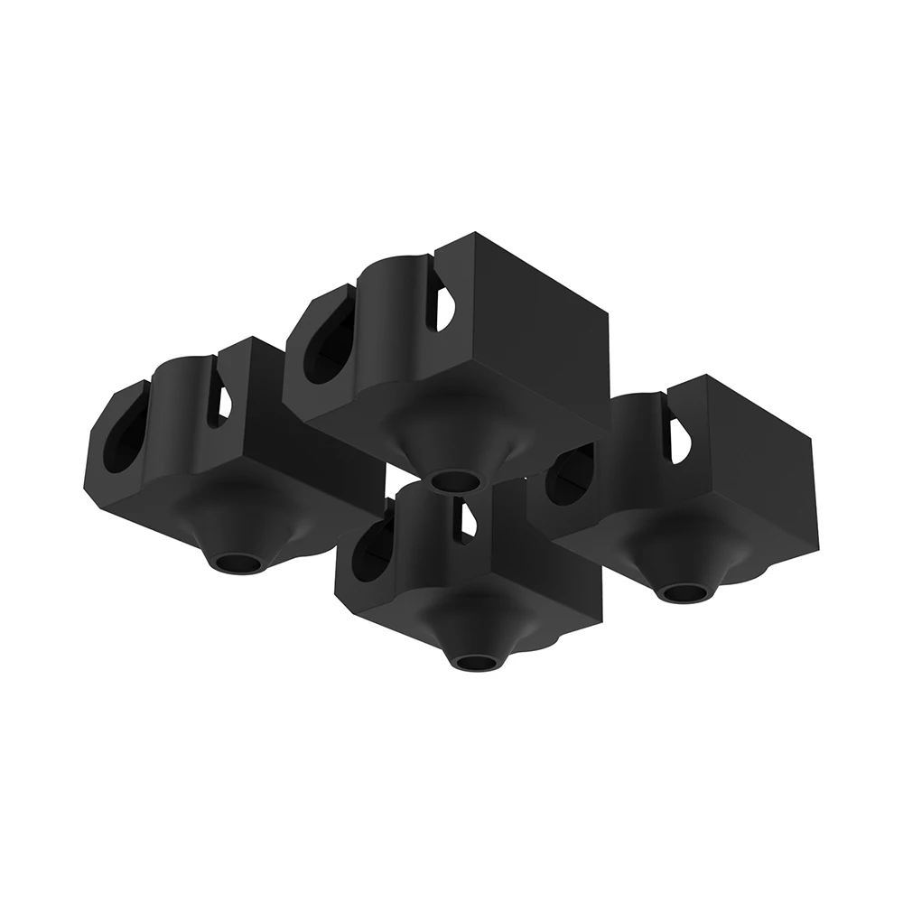 오리지널 실리콘 양말 슬리브 커버, Creality Spider V2/V3 고온 및 고유량 핫엔드 히트 블록, 4 개