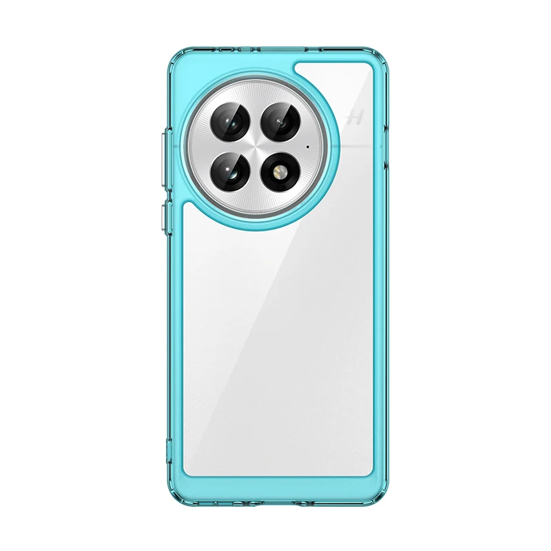 Crystal Clear Protective Case with Hard PC Back & Soft TPU Bumper with Camera Lens Shield