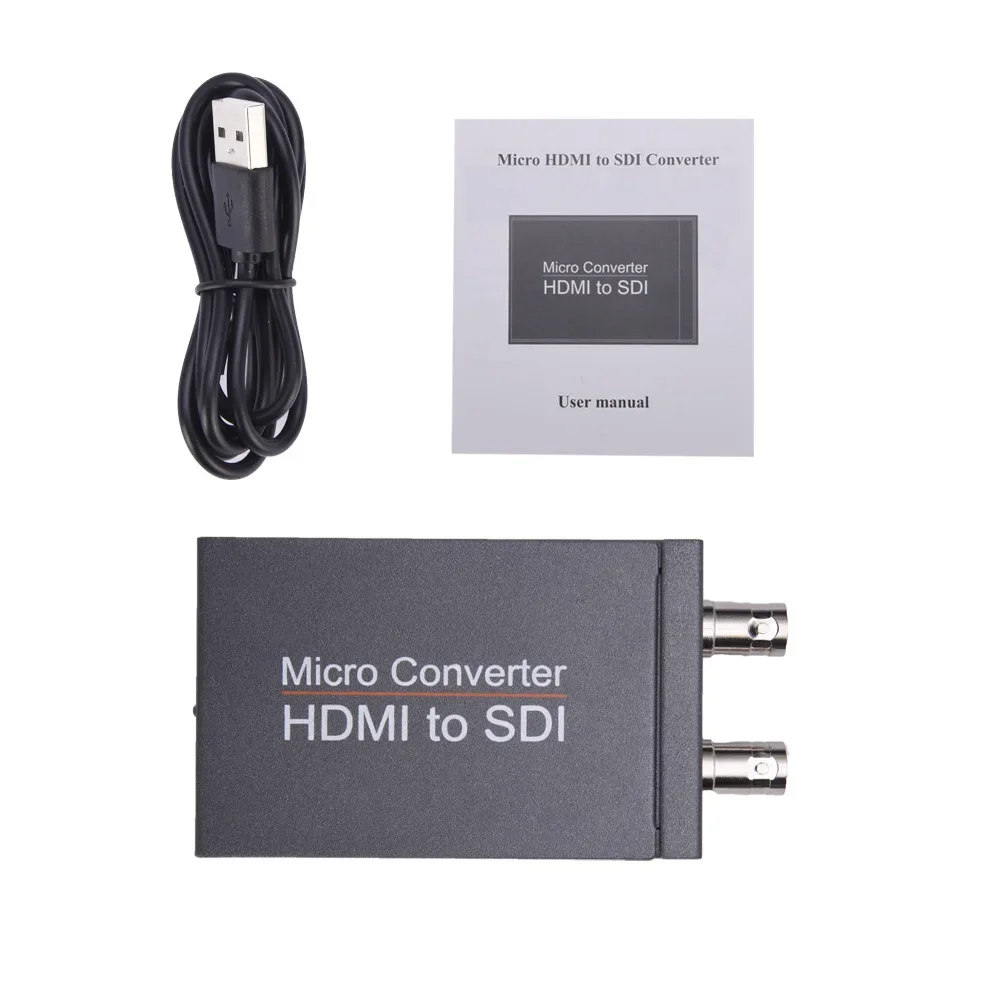 HD 3G SDI To HDMI / HDMI To SDI Video Converter Display Adapter with Loop Audio