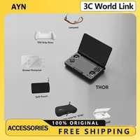 AYN THOR Dual Screen Flip Up Handheld Device Gaming Accessories Protective Case Storage Bag Lanyard Soft Bag For AYN THOR Custom
