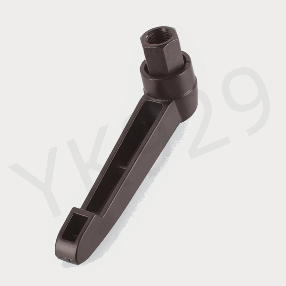 Mechanical equipment handles YK929-A zinc alloy locking L-shaped handle internal thread universal adjustable handle for mechanical equipment