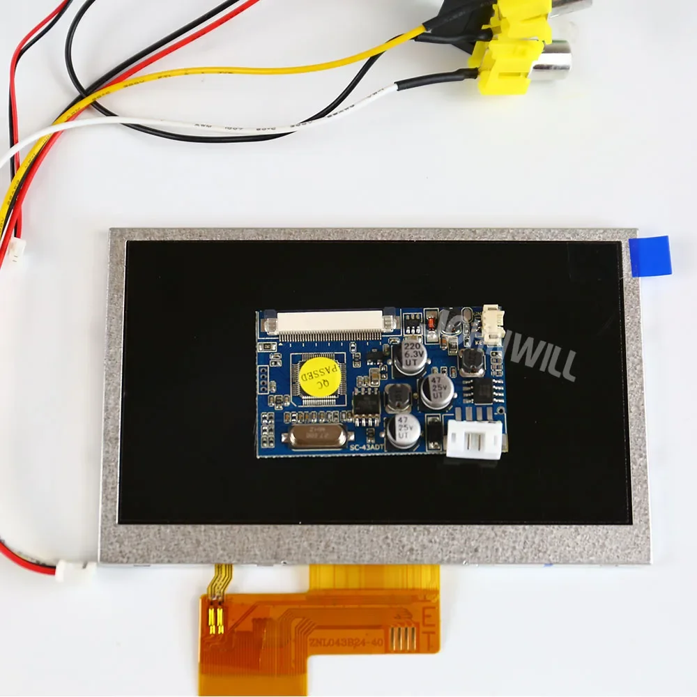 4.3 Inch LCD Display RGB 480x272 with 2 AV,LCD+AV Driver Board Module Kit for Car Digital Photo Frame Multi-function Diy Parts