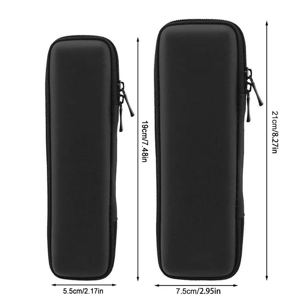 Black EVA Hard Shell Stylus Pen Pencil Case Holder Protective Carrying Box Bag Storage Container for Pen Ballpoint Stylu 1PC pencil cases