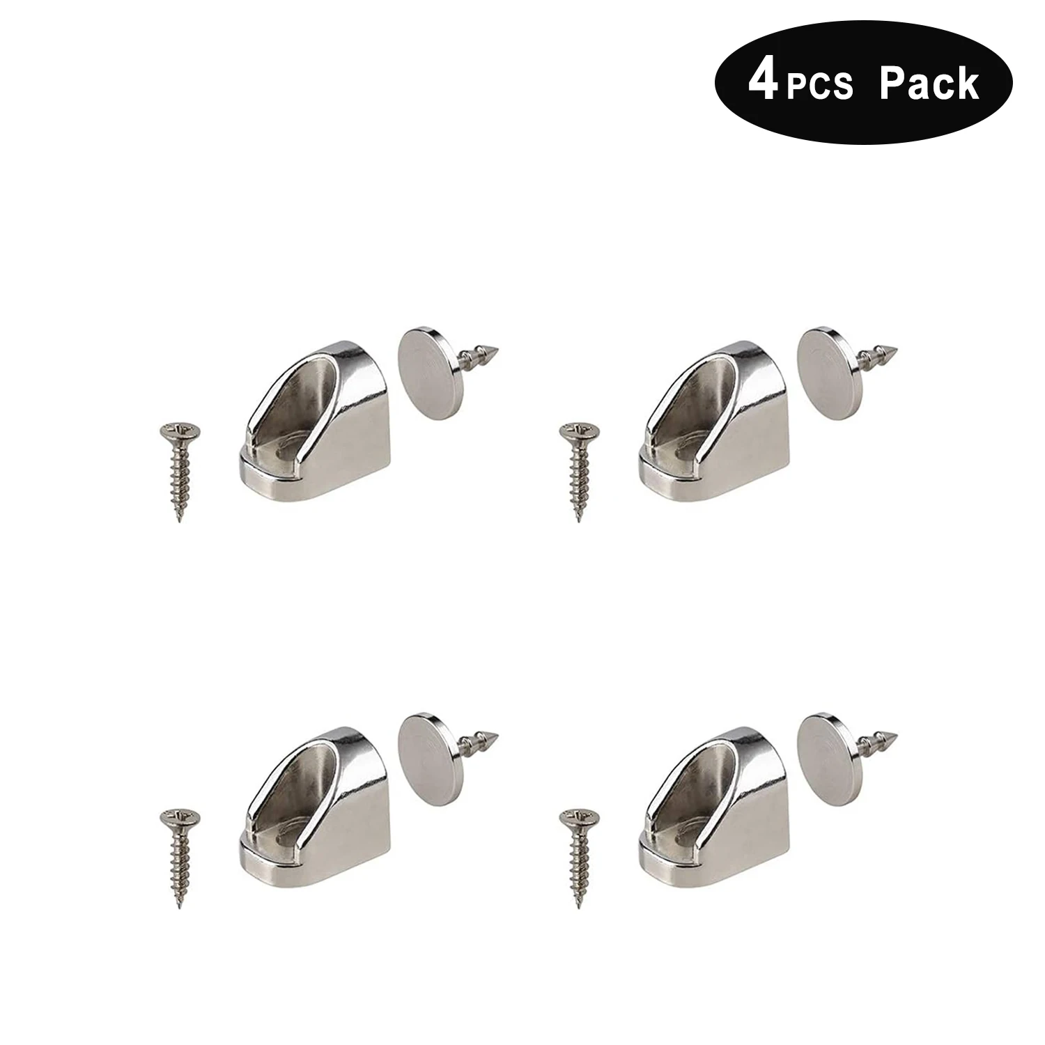 Calamita Porta, Set Di 2 Pezzi, Chiusura Magnetica In Acciaio Inox - Foto 5