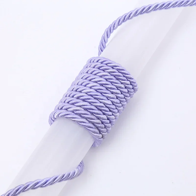 Luxurious 3-Ply Braided Silk Rope – 5mm Polyester Cord