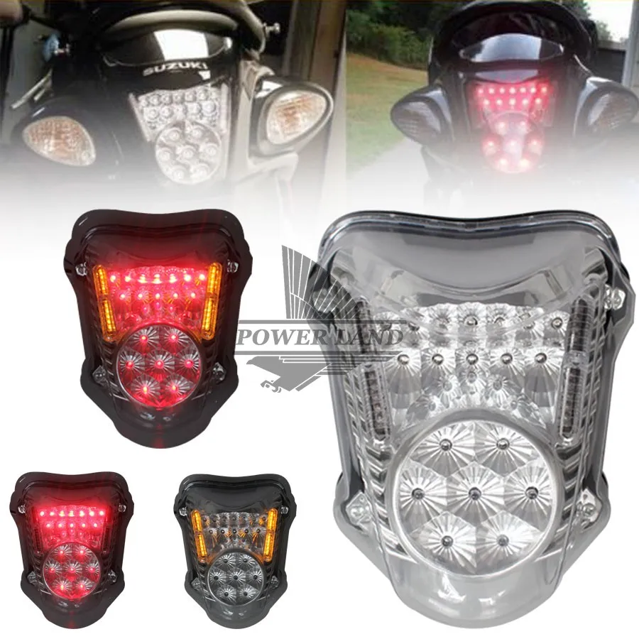 

Indicators Clear Lens Cover LED Tail Light Turn Signals lamp Fits for SUZUKI HAYABUSA GSXR1300 08-16 Free Shipping