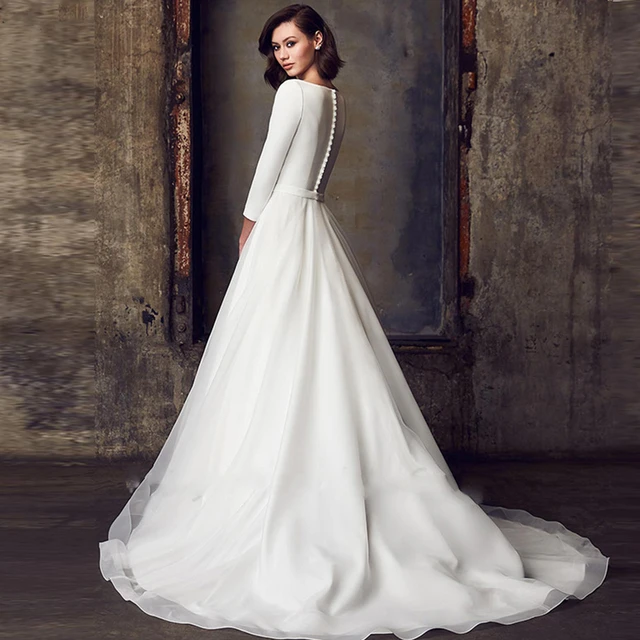 Simple Elegant Vintage Wedding Dresses