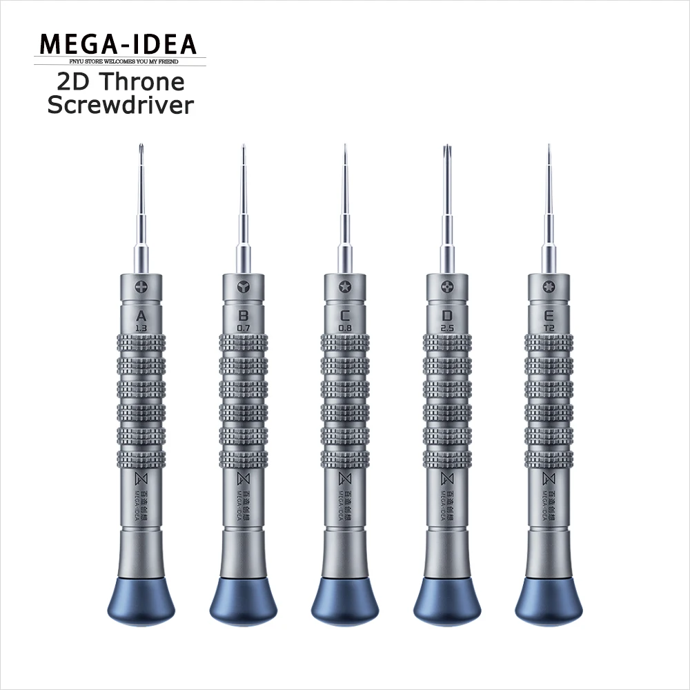 

Прецизионная отвертка Qianli Mega-idea 2D, Прецизионная отвертка с нескользящим алюминиевым стандартом, инструмент для ремонта высокой точности
