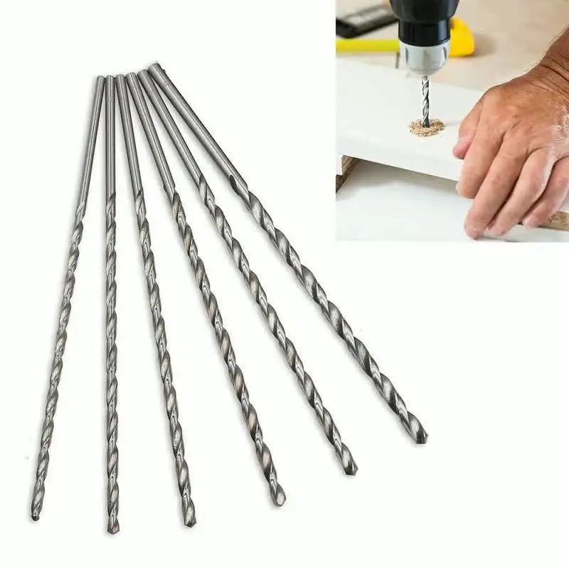 Forets Hélicoïdaux CoCud 6,5 Mm - Extra-longs Pour Inox, Acier, Métal - Lot De 2