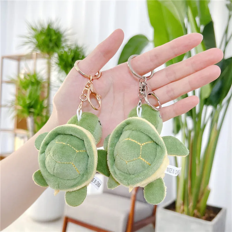 Plush Keychain,Key Chain,Plush Toy 1PC Sea Turtle Plush Toy Stuffed Animals Cute Small Keychains Pendant Kids Toys for Children Gifts Keychains