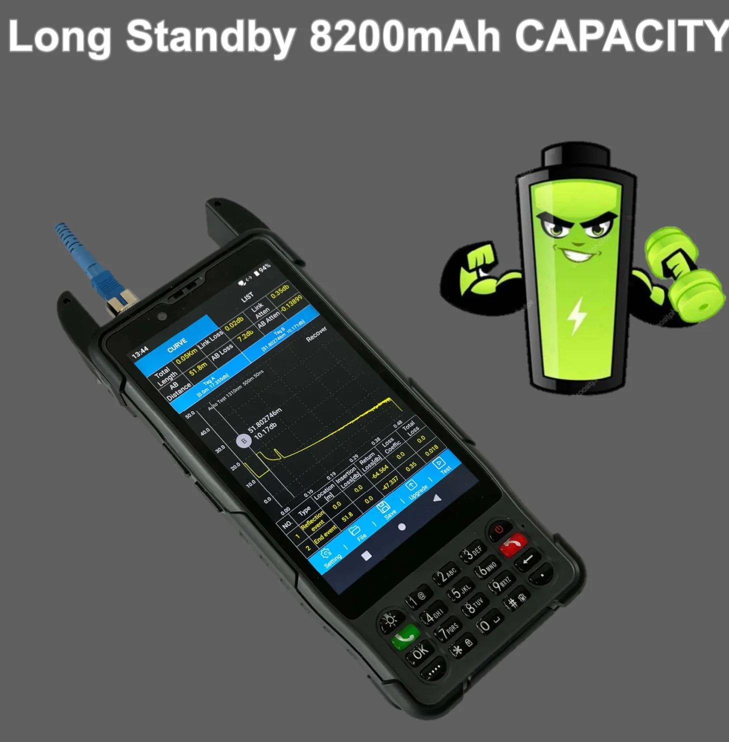 S337V2 Telecom Test PDA Support Gigibit Speed Test OTDR TDR