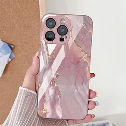 Marble Pattern Shockproof Phone Case - Elegant and Durable Cover - Galaxy A56 5G (Pink PI53)