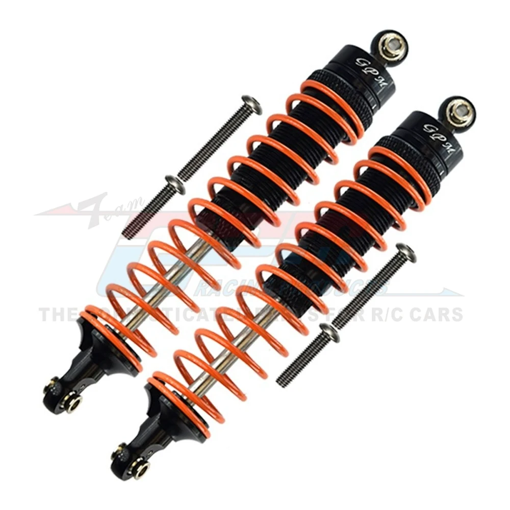 GPM ARRMA 1/8 TYPHON 1/10 화강암 빅락 크루 센튼 4X4 3S 업그레이드 부품, 금속 볼드 115mm 후면 완충기 AR330551