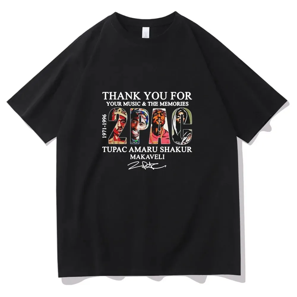 Rapper Tupac 2PAC Hip Hop T-shirts Graphic Print Y2K Maternity T Shirt Streetwear Women Harajuku Casual Oversized Cotton Tees