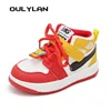 Kids Sports Shoes Spring Autumn Children's Board-shoe Boys Casual Sneakers High Top Non Slip Shoes Girls Soft Soled Baby Shoes 3