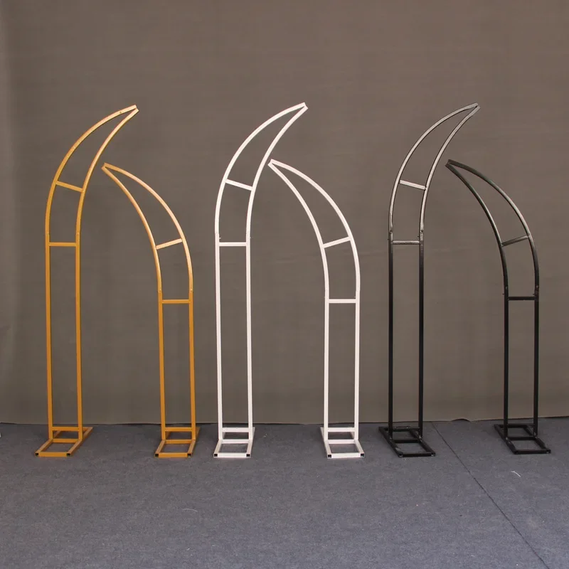 

New Wedding Props Arch Iron Art Horn Gate Horn Gate Outdoor Lawn Wedding Flower Stand Arch Stage Background