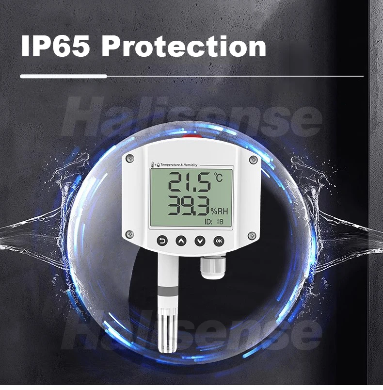 RS485 4-20mA 0-5V 0-10V Remote Monitor Wall Mount rs485 humidity and temperature