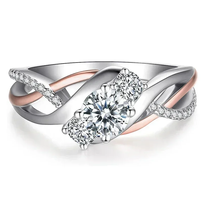 Wedding Rings for Women Brilliant Crystal Cubic Zirconia Eternity Engagement Party Jewelry wedding rings jewelry rings ring jewelry cubic zircon ring