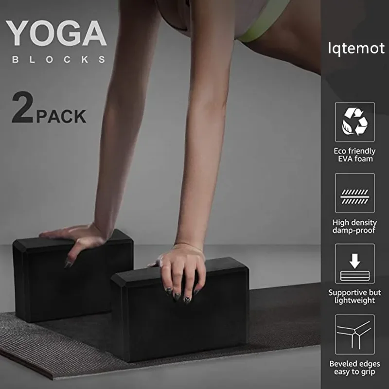 Gym Fitness Yoga Tools EVA Foam Yoga Blocks Wheel Premium Back Roller For Pose Backbend Stretching Pilates