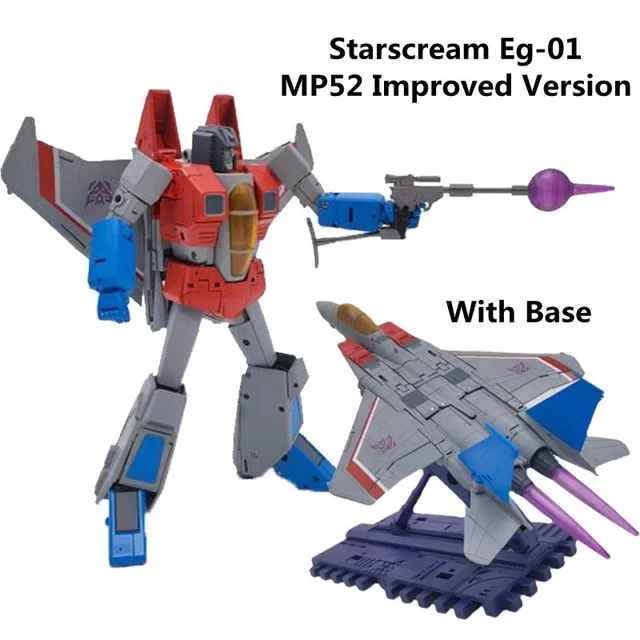 Transformation Eagle EG-01 Starscream EG-01B Thundercracker EG01N Skywarp MP-52 Upgrade EG01 EG01B MP52 Action Figure With Base 1